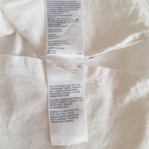 💖Host Pick 💖Tommy Hilfiger Tank Top Sleeveless White  Eyelet Cotton Shirt - Picture 7 of 12